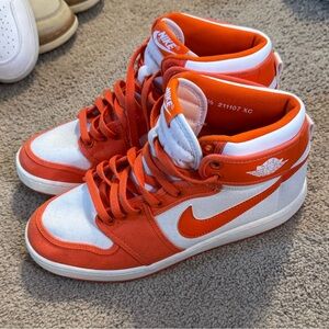 Jordan 1 Retro AJKO Rush Orange Men’s Size 8.5